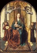 Quentin Massys, The Virgin and Child Enthroned,with four Angels